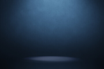 Wall Mural - product showcase with volume light and smoke. use as montage for product display.