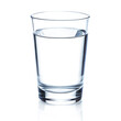 © Mustafa - A tall glass filled with water sits on a transparent background