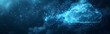 © Jhon - Blue background with a cloud icon and digital data technology concept web banner design for an online business website banner template with copy space.