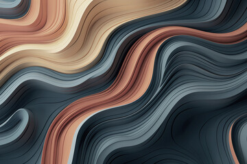 Wallpaper of an abstract shape
