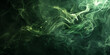 © GaMe - A dark green smoke background with swirling shapes