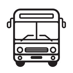 Bus in cartoon, doodle style . Image for t-shirt, web, mobile apps and ui. Isolated 2d vector illustration in logo, icon, sketch style, Eps 10, black and white. AI Generative