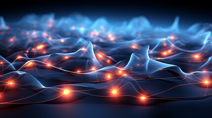 Glowing Nodes and Threads
