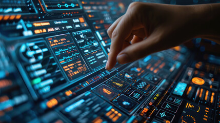 Virtual screen showcases programming development for data integration