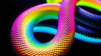 Wall Mural - colorful snake 
