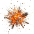 © shutterace - Powerful Fiery Explosion with Chaotic Smoke and Debris Burst
