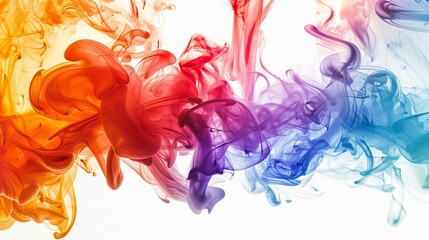 Wall Mural - colorful smoke background