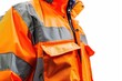 © Lubos Chlubny - Reflective work jacket isolated on white background.