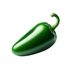 Wall Mural - Jalapeno isolated on transparent background