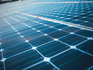 Poster - A solar panel is shown in a blue sky