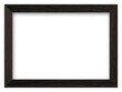 © sutthichai - Rectangular picture frame. Old wooden frame, vintage style, with empty space and isolated transparent background with png.