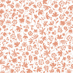 Wall Mural - Abstract floral pattern perfect for textile design,