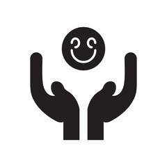 Poster - hand logo icon