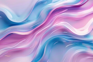 Abstract Wave Background Whit Pastel Colors Abstract Liquid Lines Whit Vibrant Colors Smooth Wallpaper - generative ai