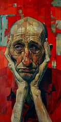 Sticker - Portrait of an Old Man