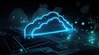 © evening_tao - Futuristic Cloud Computing Concept Visual
