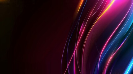 Wall Mural - A colorful, abstract background with a purple line