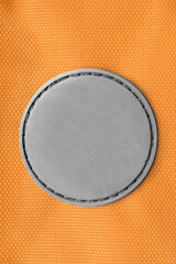 rubber blank patch label