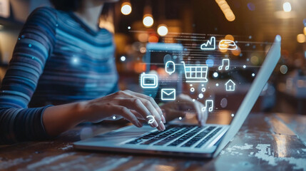 E-commerce marketing strategies such as SEO and email campaigns