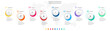 © evseev_tim - Business vector process. Modern infographic with 8 circles steps, options, parts. Template illustration.