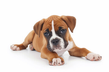 Wall Mural - dog breed boxer