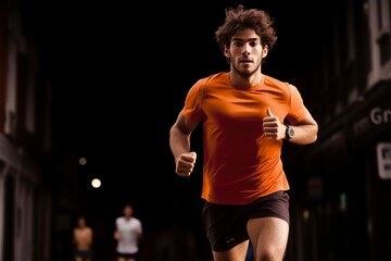 man running