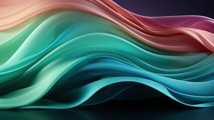 Wall Mural - Blue, purple, green gradient