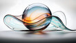 © SolaruS - Light blue abstract transparent object that blends seamlessly into its background