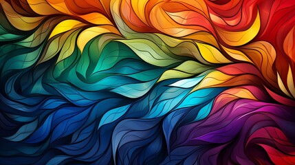 Infinite Fractal Pattern Abstract Background Design
