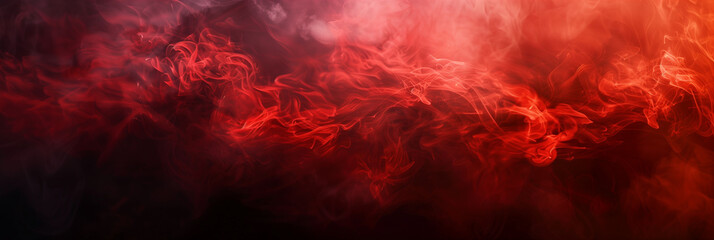 Wall Mural - Abstract red smoky background