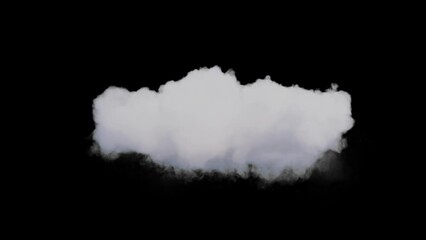 Wall Mural - White Cloud On Alpha Loop