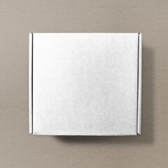 Wall Mural - Kraft box mockup png transparent, packaging for small business