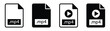 © Combotec - Video file icon. Mp4 file format icon, vector illustration