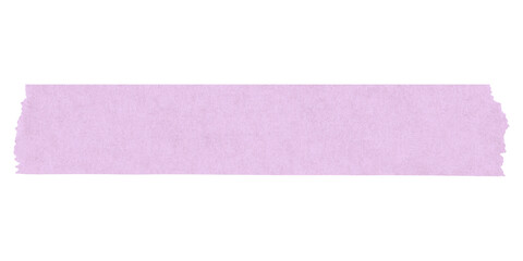 Wall Mural - Purple washi tape png sticker, ripped paper with texture on transparent background