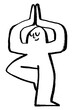 © Rawpixel.com - Meditating man png sticker, yoga pose doodle, transparent background