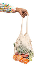 Sticker - Png Net string bag mockup environmental friendly essential