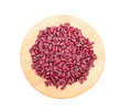 © nathanipha99 - Red   Beans in wooden plate  isolated on  transparent png