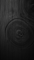 Sticker - solid black wood background with some textured and grain