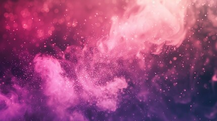 Sticker - pink dust smoke abstract particles