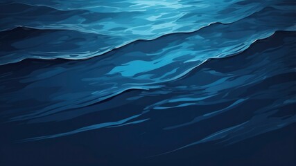 Deep blue water surface captured in abstract, ideal for background use