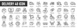 © 4zevar - Delivery, shipping and logistics line web icon