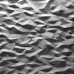 Wall Mural - Abstract triangle Low Polygon background wallpaper texture 3d render	