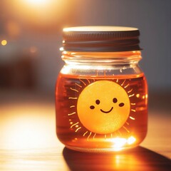 jar with honey