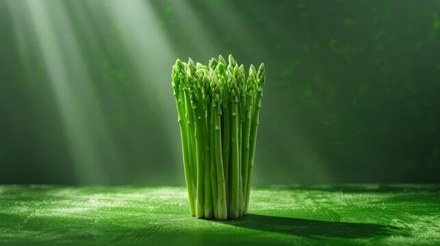 Green asparagus sprout, healthy vegetable diet
