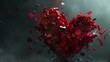 © Mr image - 7. Picture an evocative image of a heart shattered into shards, the broken pieces reflecting the pain and sorrow of infidelity, with space for poignant text that delves into the complexities of
