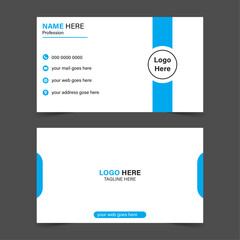 Double-sided creative business card design layout template vector illustration professional business card print creative luxury and elegant simple company visiting card minimal business Card