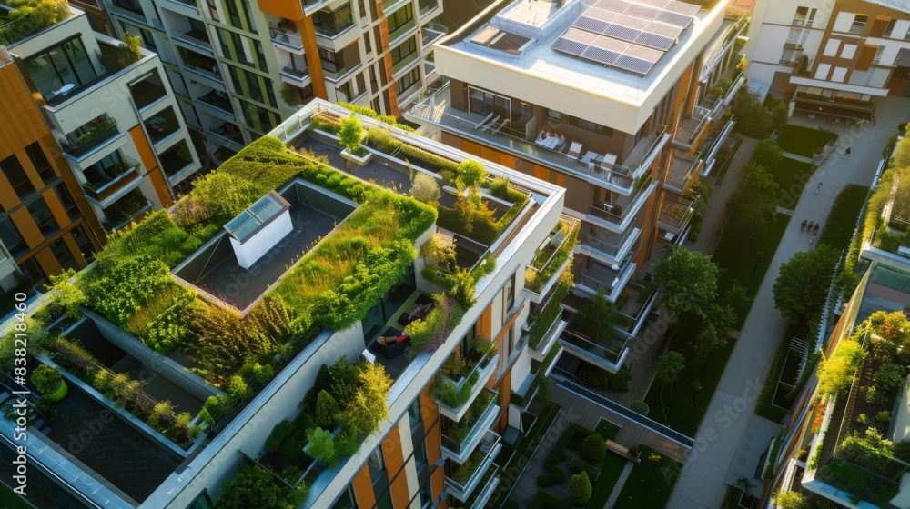 View of Unlocking the Benefits of Green Roofing for Apartment Living: 5 Key ...