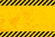 © natrot - Black and yellow warning line striped background
