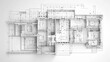 © Bijac - architectural house plan blueprint detailed technical drawing for construction project