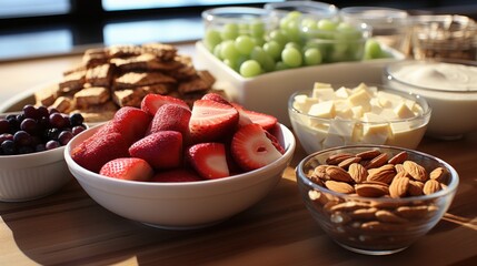 strawberries and chocolate